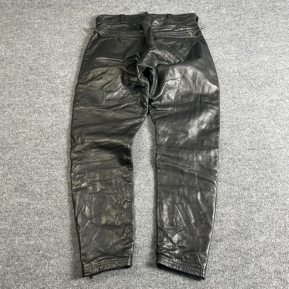 Langlitz Leather Pants Size 36x30 Motorcycle Conmar 50s Early Pair - Picture 1 of 15